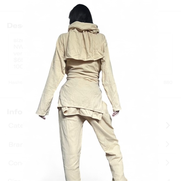 basrange Pants - Baserange Tour Sweatpants in Dust Beige